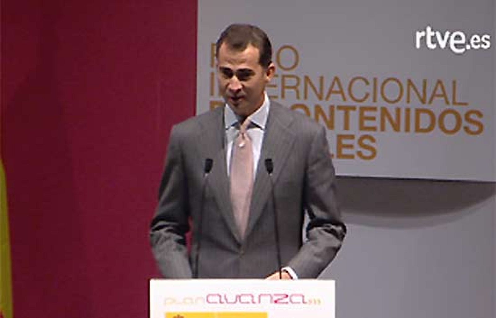El Príncipe Felipe habla de Enjuto Mojamuto en la inauguración de FICOD 2008