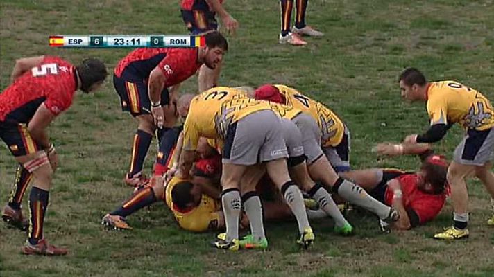 Rugby - Cto. de Europa de Naciones: España - Rumanía