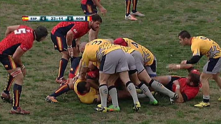 Rugby - Cto. de Europa de Naciones: España - Rumanía