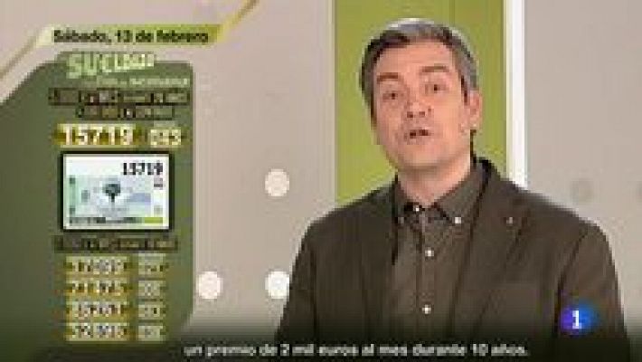 Sorteos ONCE - Sorteo ONCE - 13/02/16