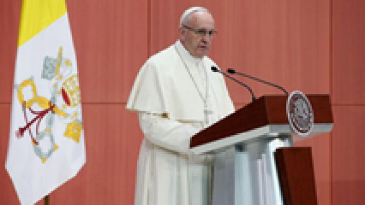 El papa Francisco evidencia en su primera visita a México el narcotráfico y la violencia 