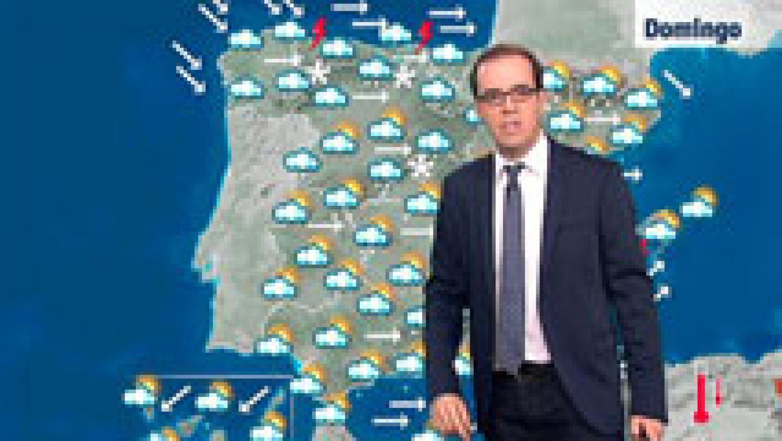 El tiempo: Chubascos en la mayor parte de la Península y bajada de temperaturas | RTVE Play