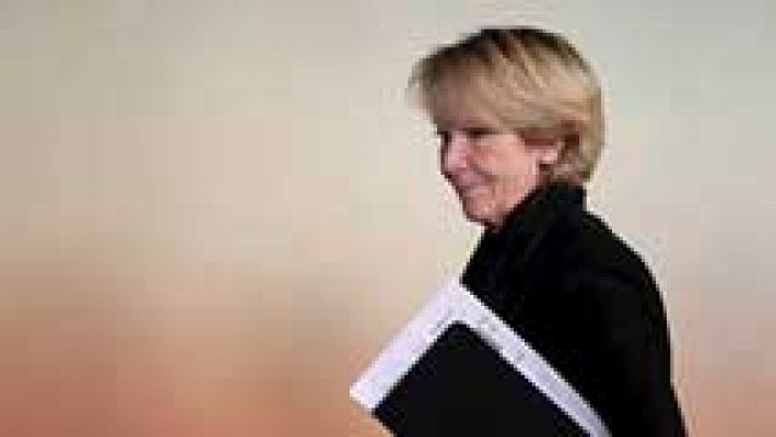 Telediario 1 - Esperanza Aguirre rechaza que su dimisión sea un gesto contra Rajoy