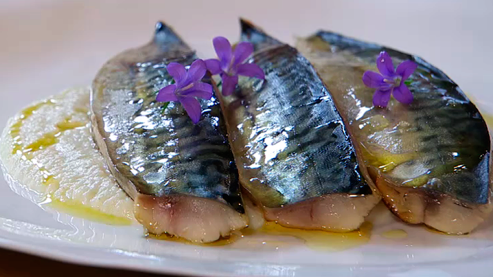 RTVE Cocina - Caballa con crema de manzana