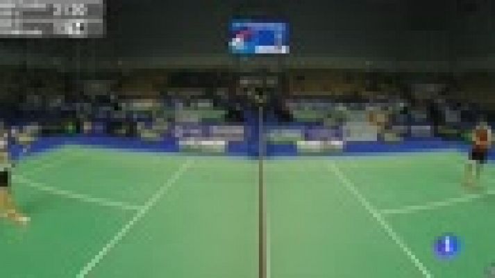 Telediario 1 - España pierde 2-1 en el Campeonato de Europa de bádminton