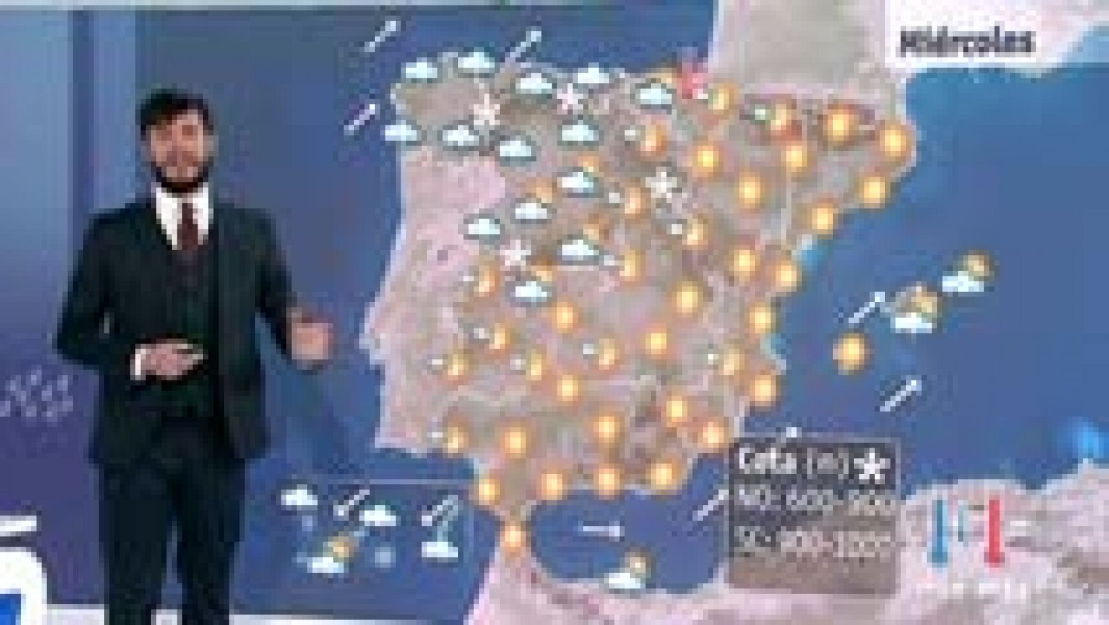 El tiempo: Mucho frío en todo el país y nieve en cotas muy bajas en el noroeste | RTVE Play