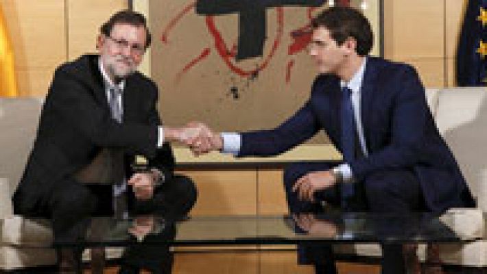 Informativo 24h - Ciudadanos asegura que Rivera no habló el martes con Rajoy, como dice el PP
