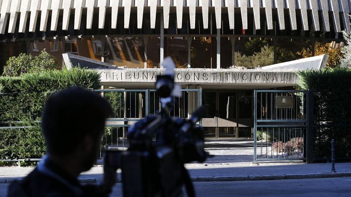 Telediario 1 - El Tribunal Constitucional suspende cautelarmente la Conselleria de Exteriores de Cataluña