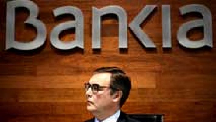 Telediario 1 - Bankia devolverá todo lo invertido a los pequeños accionistas que compraron en la salida a Bolsa