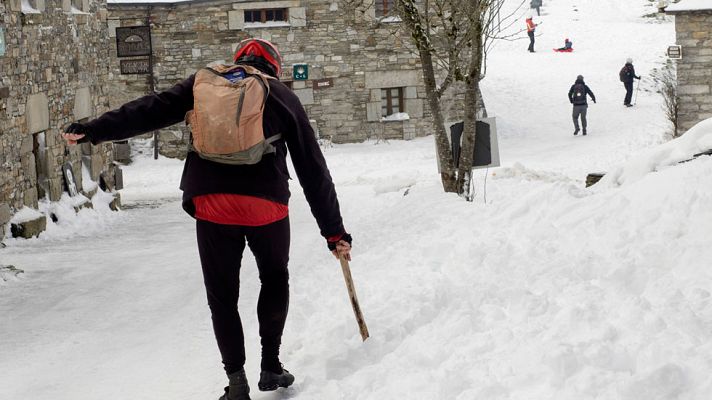 Telediario 1 - La noche de este martes ha sido la más fría del invierno aunque un nuevo frente mantendrá las bajas temperaturas