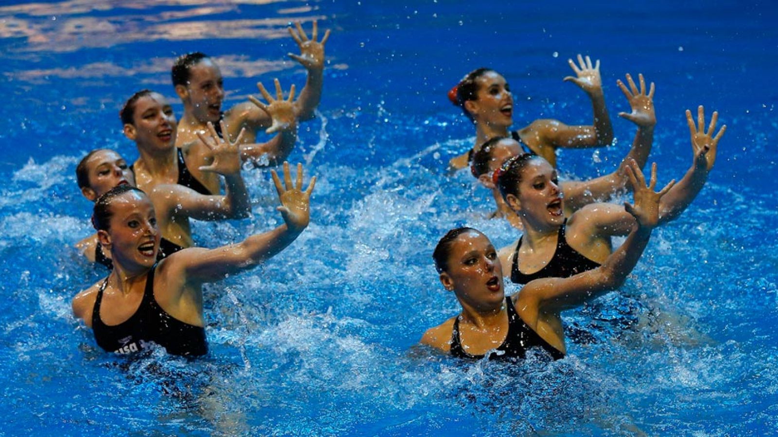El equipo de sincronizada presenta el ejercicio "flamenco" para lograr el pase a Río 2016 | Ver