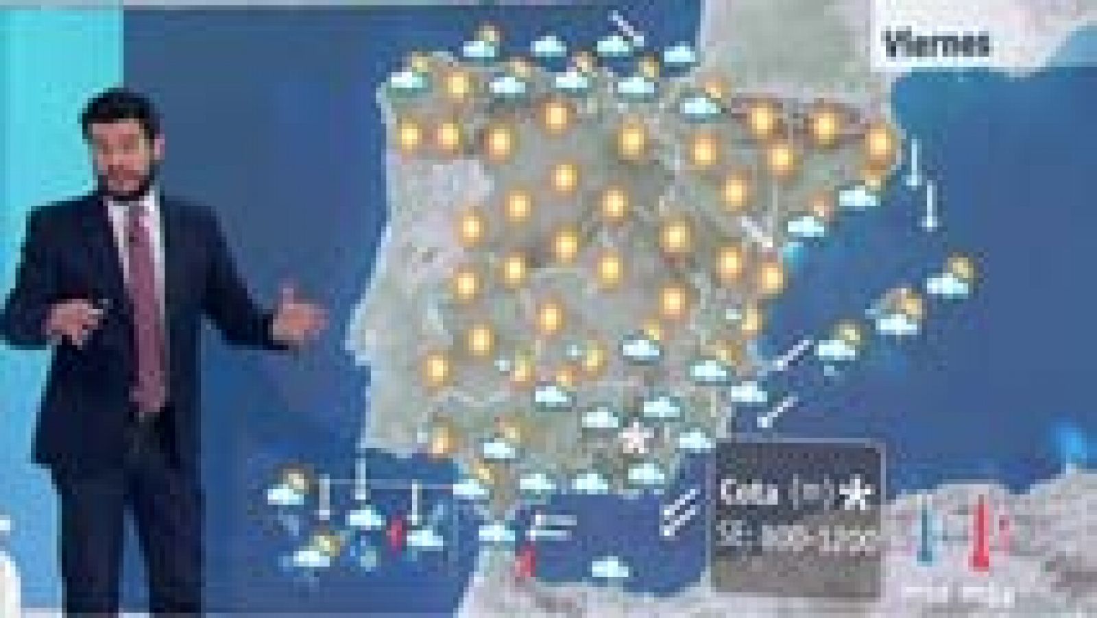 El tiempo: Fuerte temporal en Canarias y mucho frío en el interior peninsular | RTVE Play