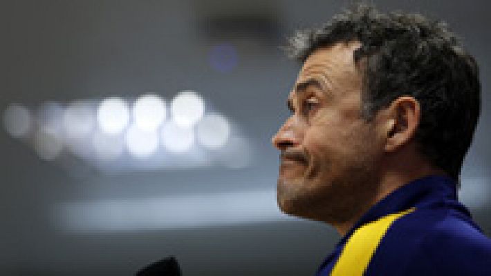 Luis Enrique: "Si han insultado a mis jugadores, les felicito por no entrar"