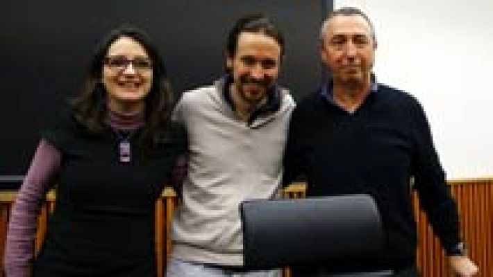 Telediario 1 - Iglesias cree que Sánchez ya ha elegido socios con su 'sí' a la reunión a cuatro