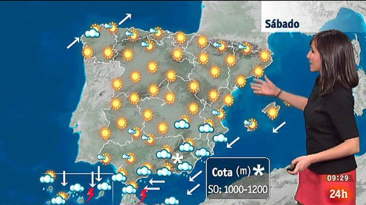 El tiempo - Lluvias fuertes en Canarias y viento en el litoral sudeste