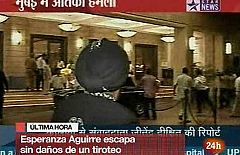 Primeras imágenes del tiroteo en India, del que Aguirre salió ilesa