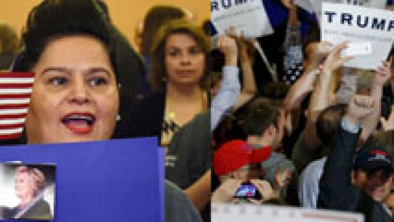 Clinton vence a Sanders en Nevada y Trump repite victoria en Carolina del Sur - Informativo 24h | Ver