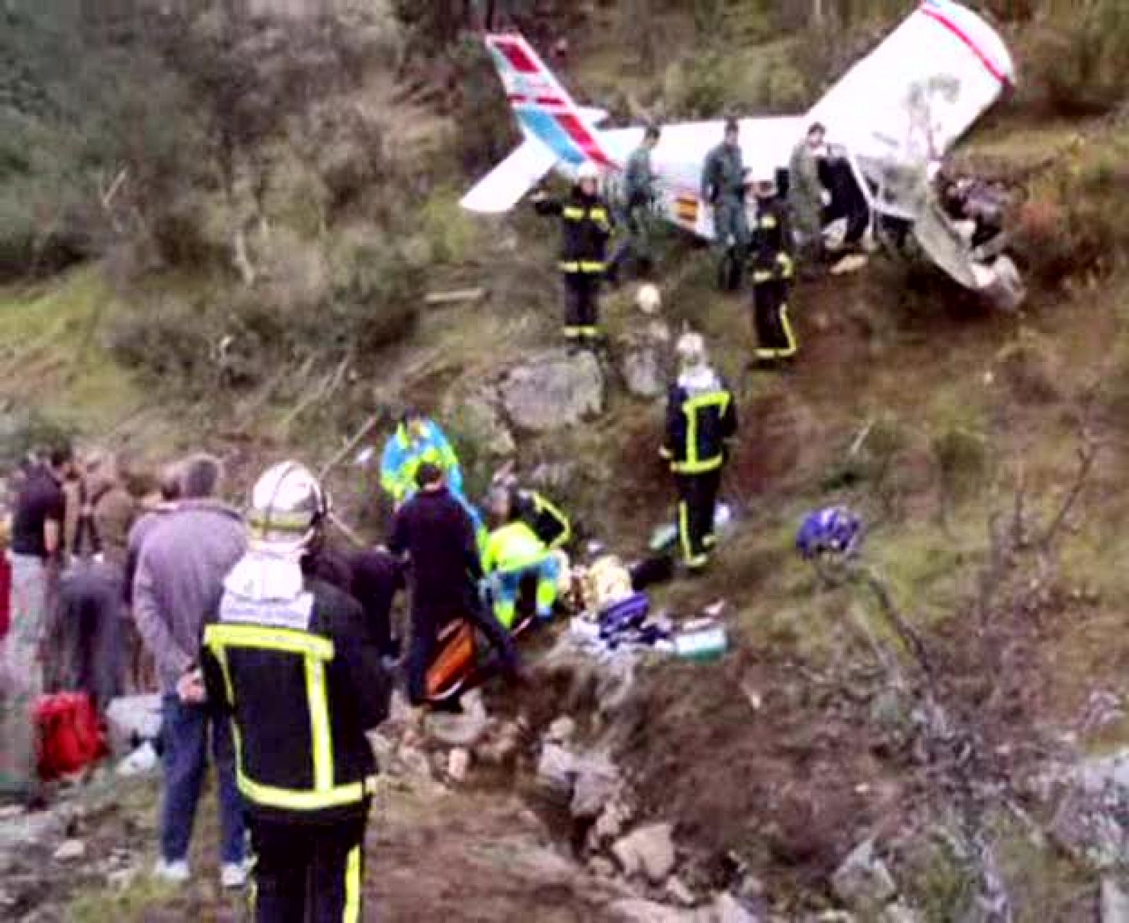 Rescatan una avioneta siniestrada gracias a la localización de llamadas