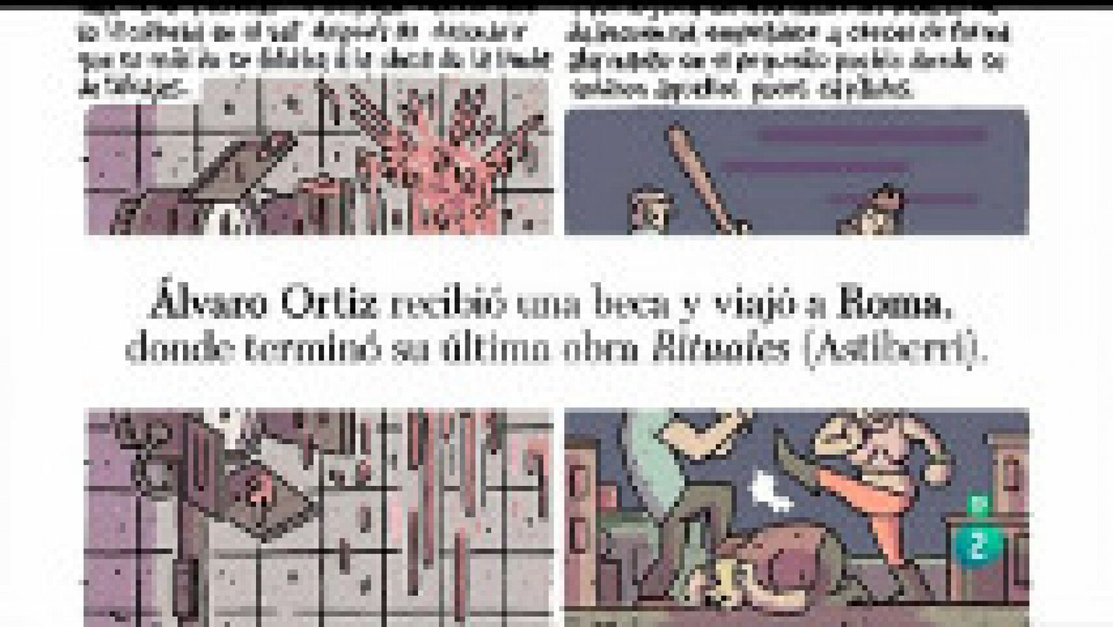 Página Dos - Los otros - Álvaro Ortiz, historietista