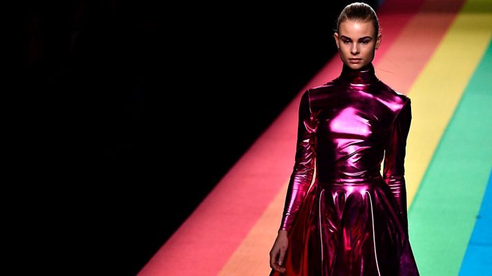 Telediario 1 - Visita al backstage de la Madrid Fashion Week de la mano de María Escoté y Alvarno