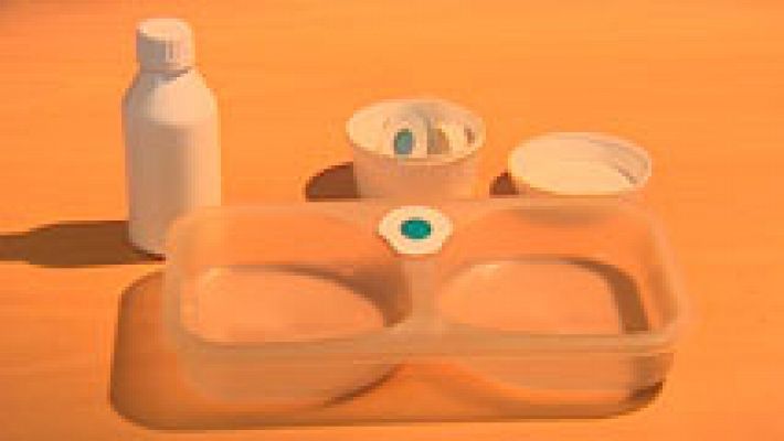 Telediario 1 - Investigadores españoles buscan envases menos contaminantes