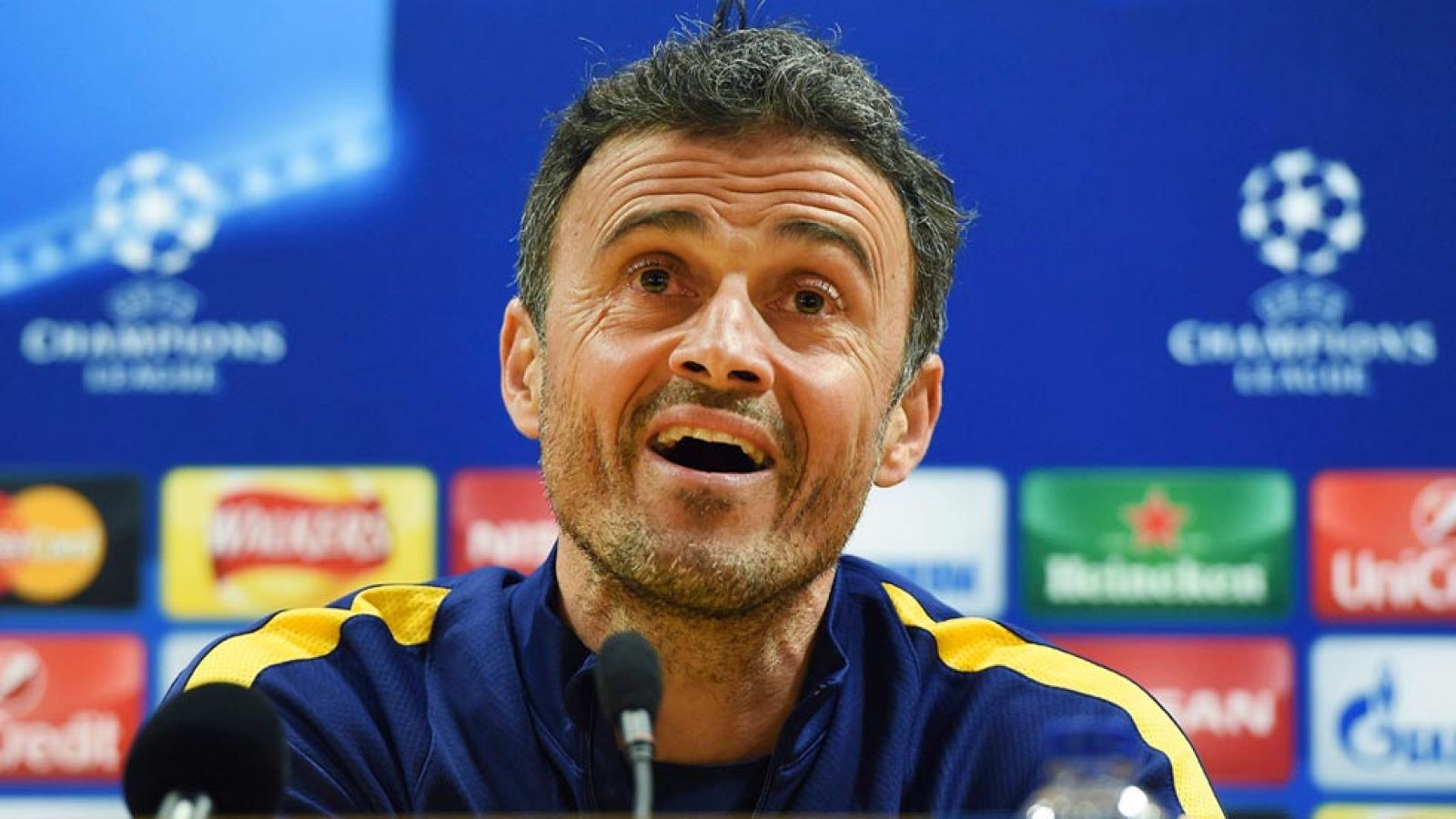 Luis Enrique solo le dice a la MSN "abracadabra" | Ver