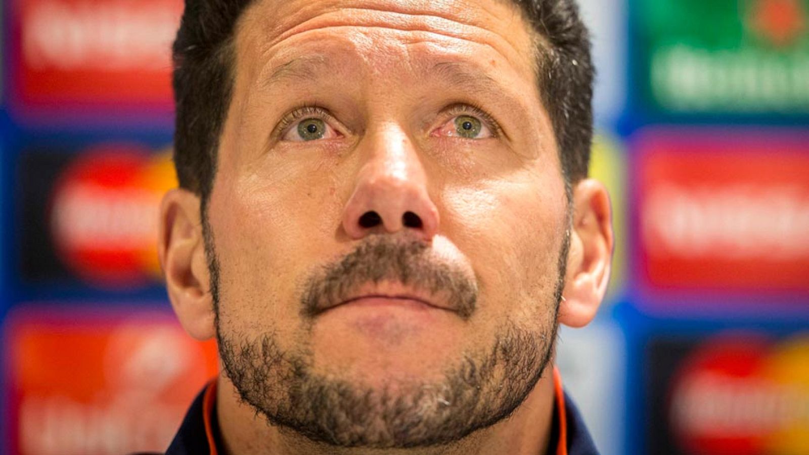 El entrenador del Atlético de Madrid, Diego Simeone, destacó que su equipo se encuentra "con entusiasmo y mucha fortaleza" para "esta ilusión" de la Liga de Campeones, que su secreto es tener "grandes futbolistas" y que su conjunto está en un "momento bueno".