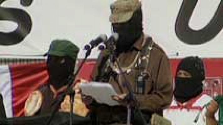 Telediario 1 - Prescriben los cargos por rebelión o terrorismo que la justicia mexicana mantenía contra el subcomandante Marcos