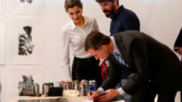 Telediario 1 - Más pintura y escultura y menos videoarte, las creaciones destacadas de ARCO 2016