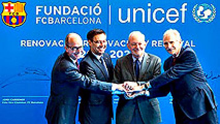 El Barça y Unicef renuevan su colaboración hasta 2020