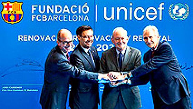 El FC Barcelona y el Fondo de las Naciones Unidas para la Infancia (Unicef) han formalizado la ampliación de su contrato de colaboración, que expiraba este año, a razón de una aportación anual de 2 millones de euros por parte del club catalán hasta 2