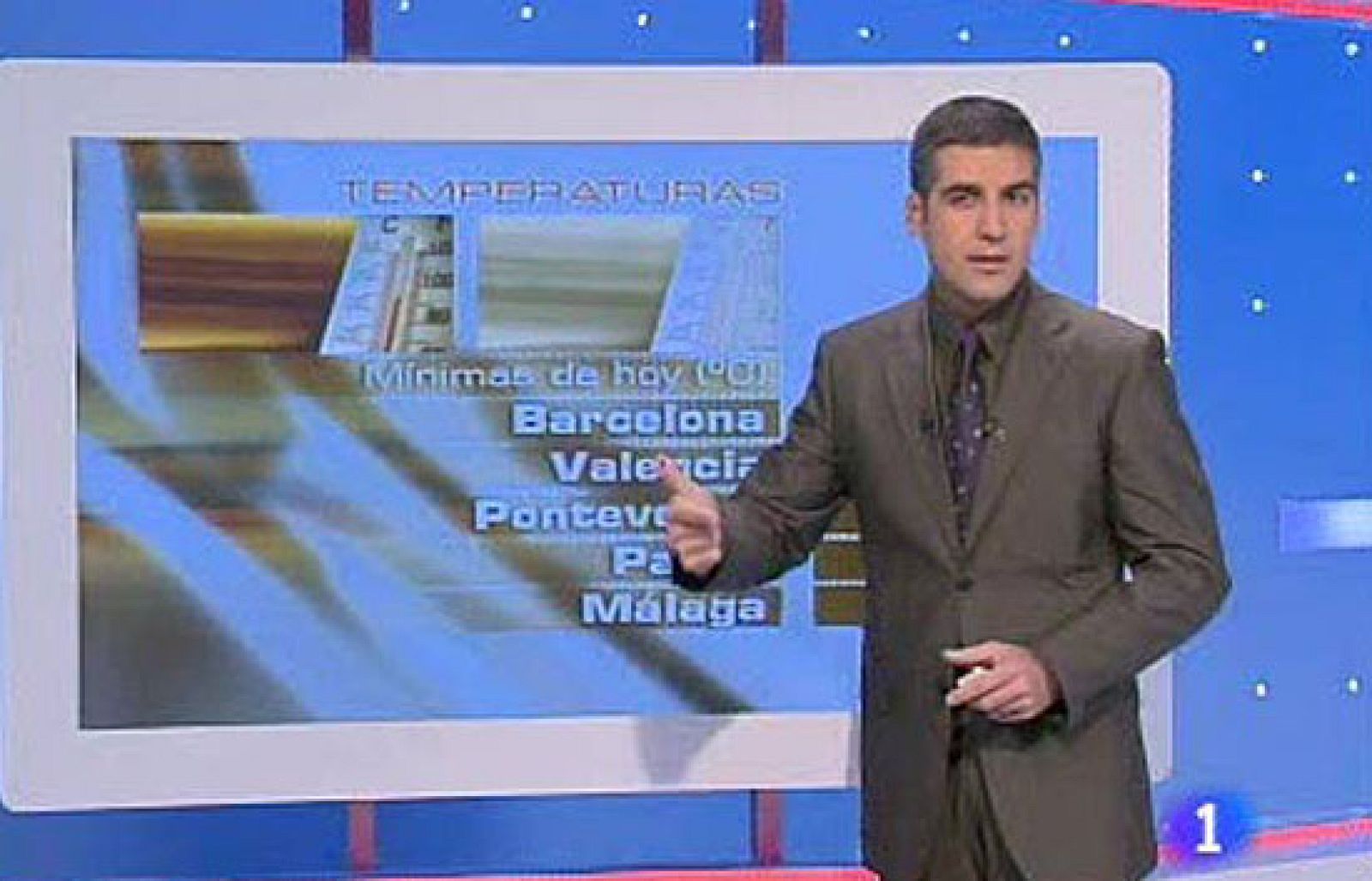 Previsión metereológica del jueves 27 de noviembre de 2008.