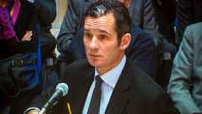 Telediario 1 - Urdangarin niega haber sido un "comisionista" y admite que Aizoon contrató a empleados que no conocía