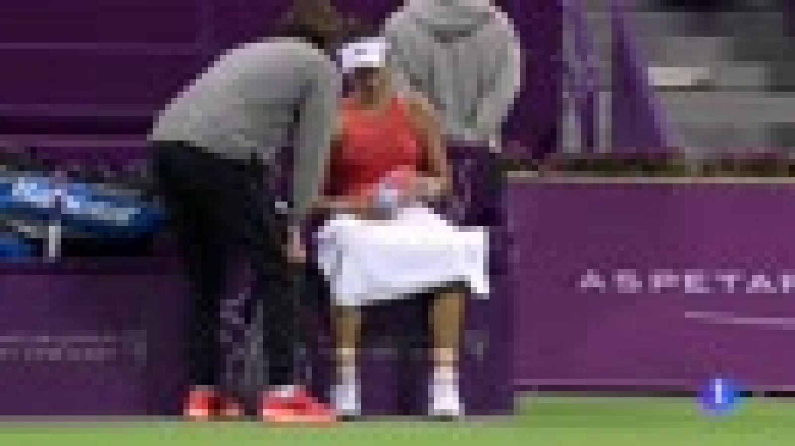 Telediario 1: Garbiñe Muguruza explota contra su entrenador | RTVE Play