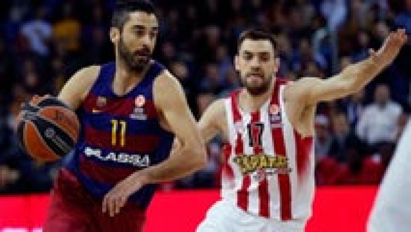 El FC Barcelona Lassa ha ganado al Oympiacos (82-66) en la octava jornada del 'Top 16' de la Euroliga y se ha reavivado a sí mismo con un triunfo que les da aire, les hace mantener intactas sus opciones de pasar a los 'play-offs' y sobre todo les da 