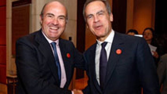 Telediario 1 - Guindos dice que la situación política no genera inquietud