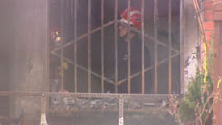 Telediario 1 - Un hombre de 70 años fallece en un incendio