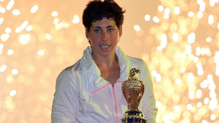 Telediario 1 - Carla Suárez se proclama campeona en Doha y alza su segundo título WTA
