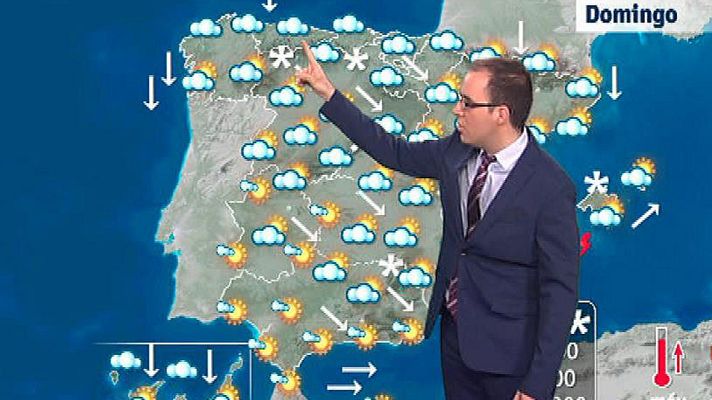 El tiempo - Sigue la nieve en la península y Baleares pero en cotas más altas