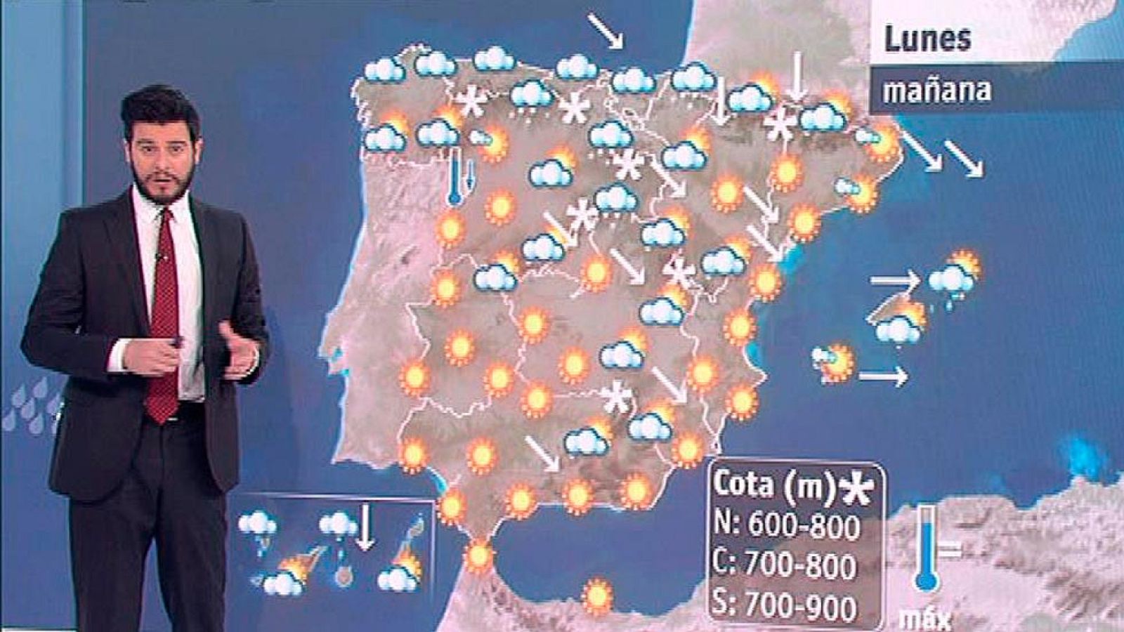 Temperaturas bajas y cielos más soleados este lunes