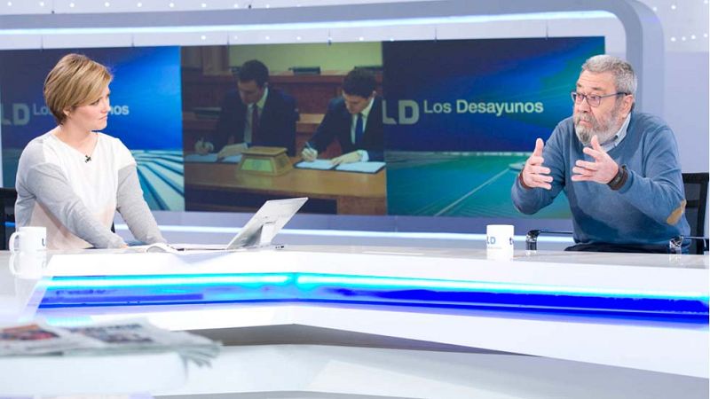 Méndez (UGT): "El documento del pacto tiene la suficiente ambigüedad para aglutinar al resto de fuerzas del cambio"