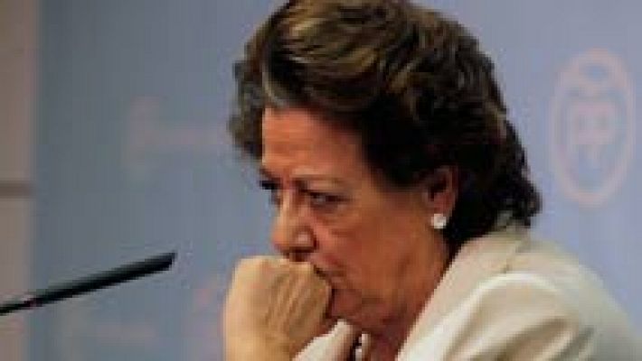 Telediario 1 - Barberá no acude a las Cortes Valencianas para dar explicaciones sobre la Operación Taula