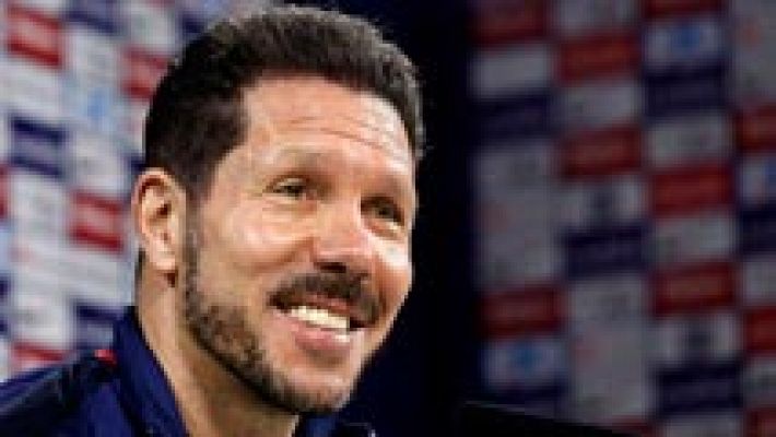 Telediario 1 - Simeone: "Hoy en día el Barça es el mejor"