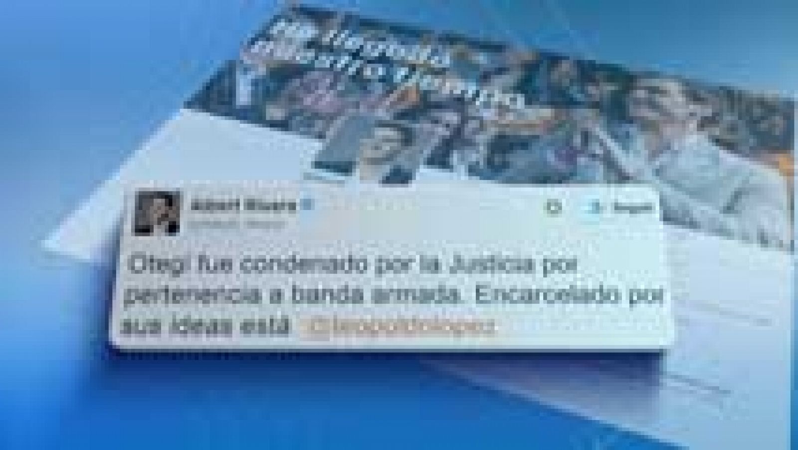 Telediario 1: Guerra de tuits entre Iglesias y Rivera por la puesta en libertad de Otegi | RTVE Play