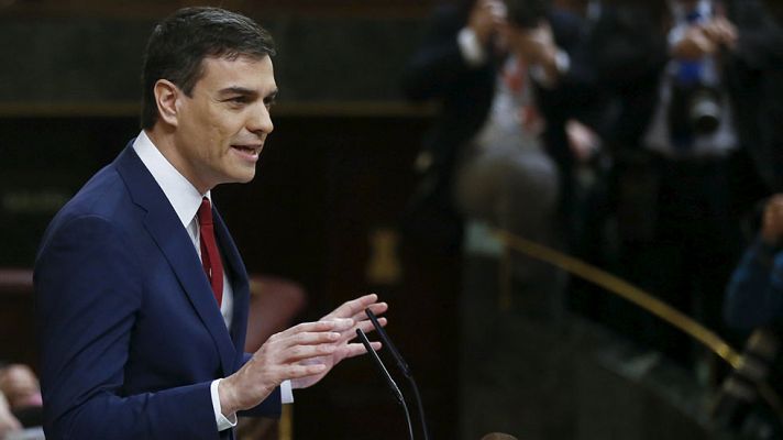 Especiales informativos - Sánchez reivindica el pacto con Ciudadanos y acusa a Rajoy de "faltar al respeto" a los españoles