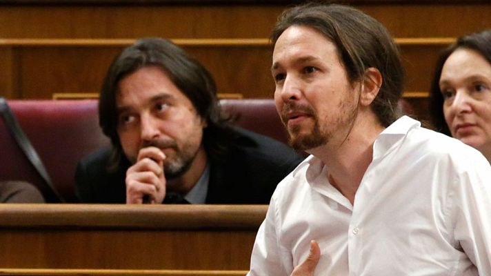 Especiales informativos - Iglesias: "El señor Felipe González tiene el pasado manchado de cal viva"