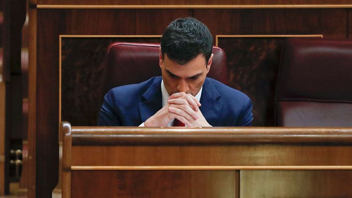 Telediario 1 - PP y Podemos tumban la investidura de Pedro Sánchez, que solo recibe el apoyo de PSOE y C's