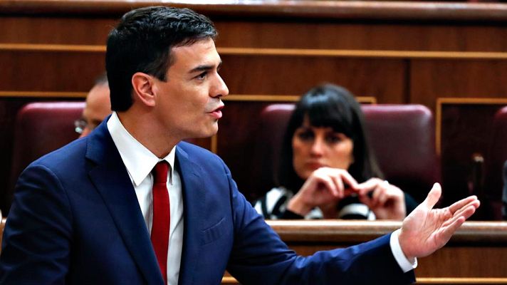 Telediario 1 - Pedro Sánchez recibe la negativa de los partidos minoritarios y el Grupo Mixto