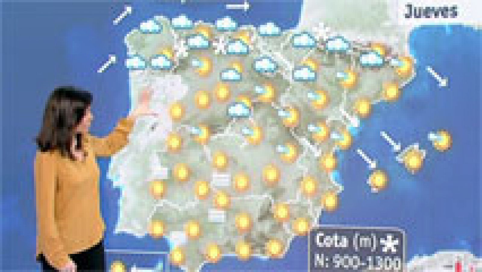 Alerta en 14 provincias del norte y este peninsular por viento y fuerte oleaje
