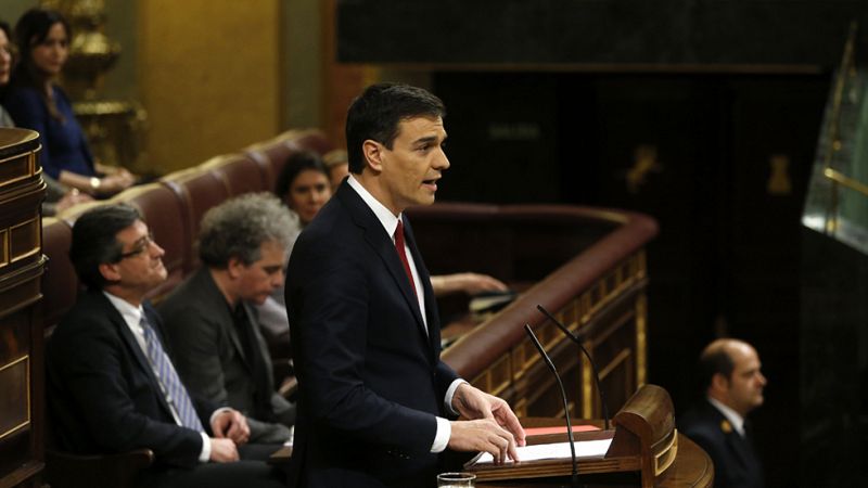 Discurso íntegro de Pedro Sánchez antes de la votación de investidura